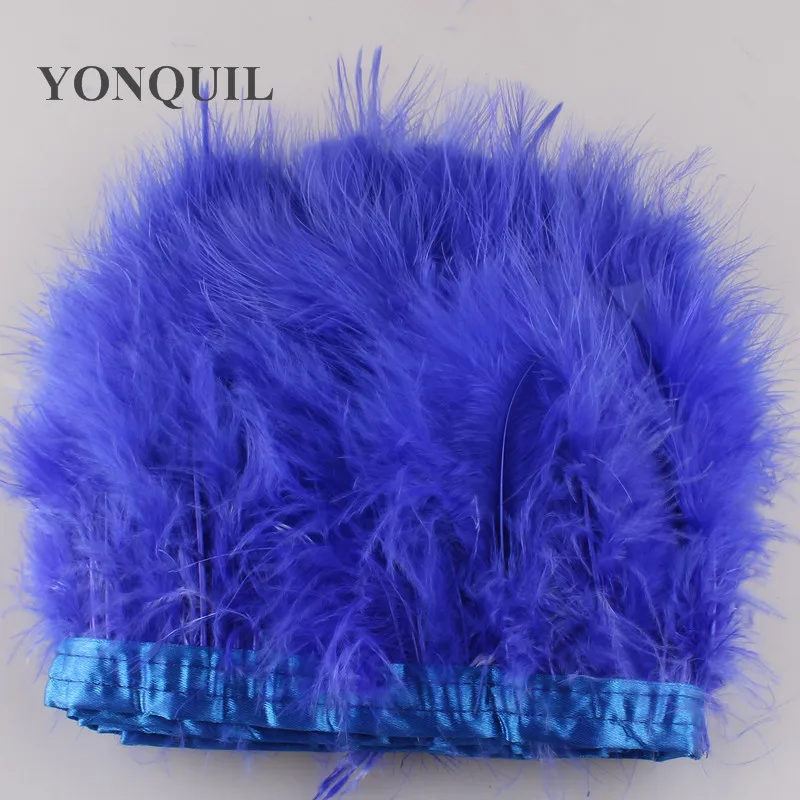 

2Meters/Pack/Lot Baby Pink Marabou Turkey Feathers Trimming Fringe Satin Ribbon Costume 4-6Inches Wide Diy Millinery Accessories