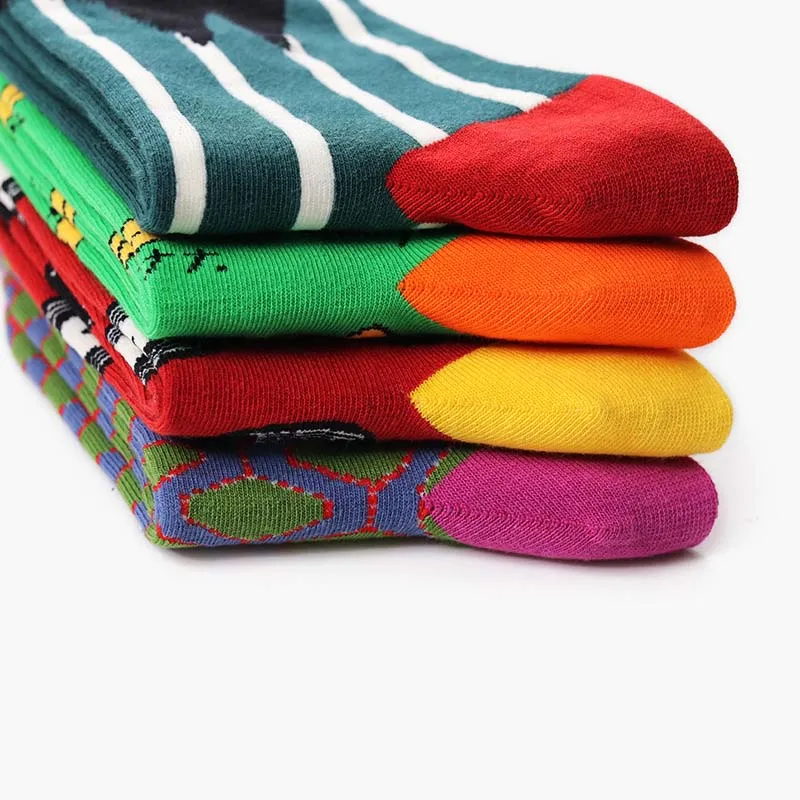 Носки [COSPLACOOL] в художественном стиле милые хлопковые носки унисекс банан модные