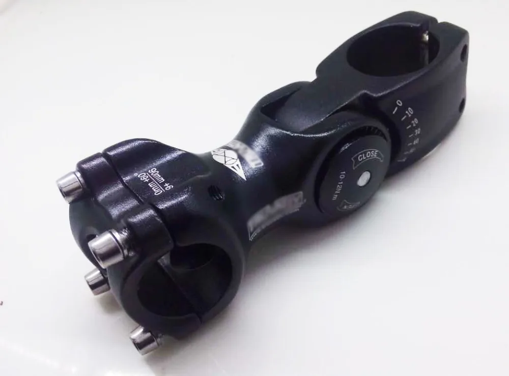 

В наличии известный бренд алюминиевый сплав 25,4*28,6 мм 90 мм фиксированный угол передачи длина складной велосипедный стержень