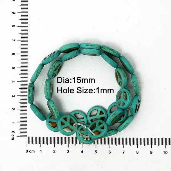 Peace 15mm 27pcs Новинка!, высокое качество, распродажа, круглые натуральные зеленые бусы для изготовления ювелирных изделий, чтобы выбрать размер BTB - Цвет: Peace 15mm 27pcs