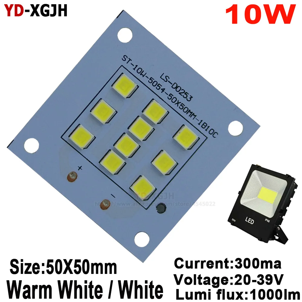 Полномощный Светодиодный прожектор SMD5054 10 Вт 20 30 50 100 150 200 Светодиодная панель из