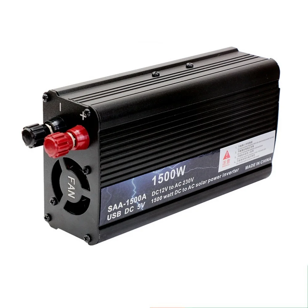 1500 Вт автомобильный инвертор DC 12V к AC 110V 220V 50Hz/60Hz портативный модифицированный