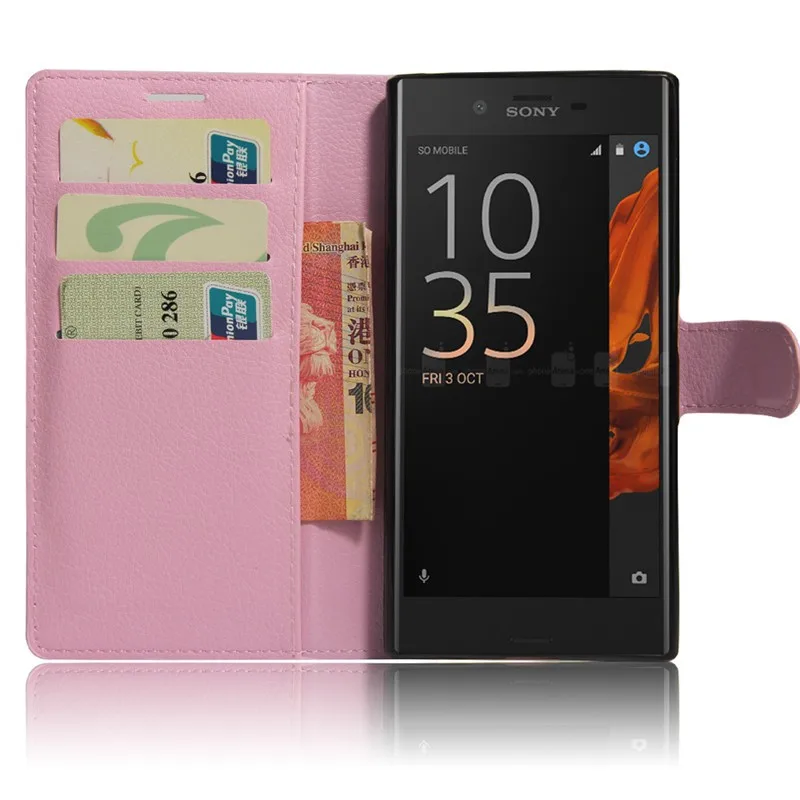 Wallet Case Cover For Sony Xperia XZ Dual F8331 F8332 5.2'' inch Flip Leather Case Protective Mobile Phone Coque Funda Card Slot