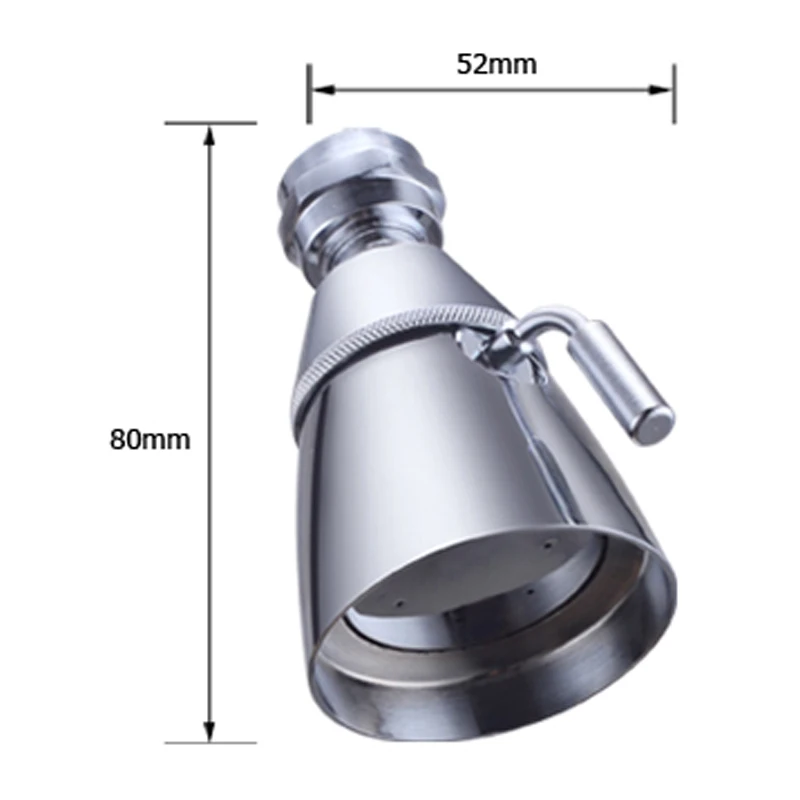 Душевая лейка для ванной 2 дюйма твердая латунь крепление на стену водопад набор