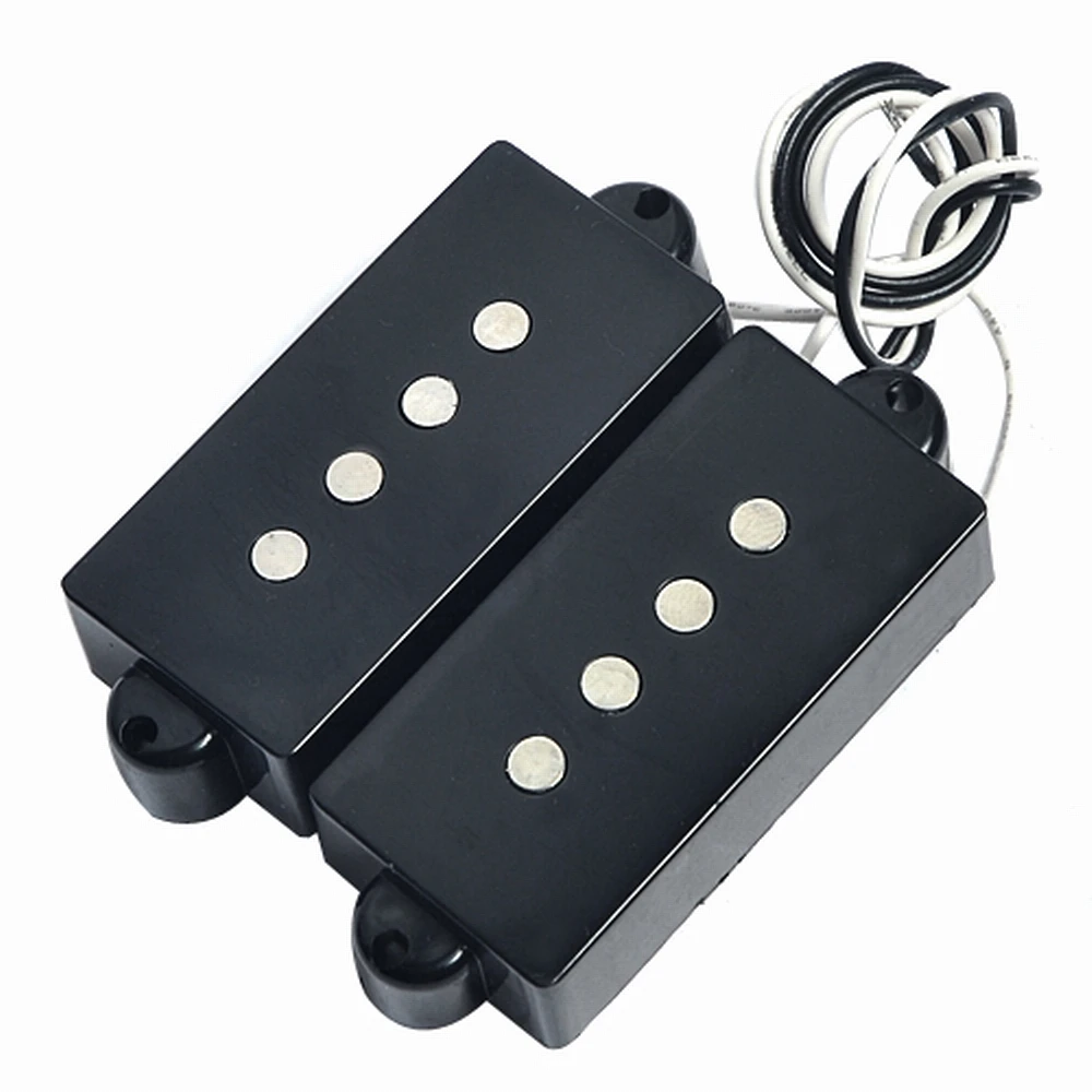 10Sets 4 String Noiseless Pickup Black for Precision P Bass Pickups Replacement