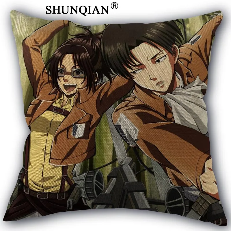 Новое поступление декоративная подушка атака на Титанов 45x45 см|attack on titan pillow|pillow