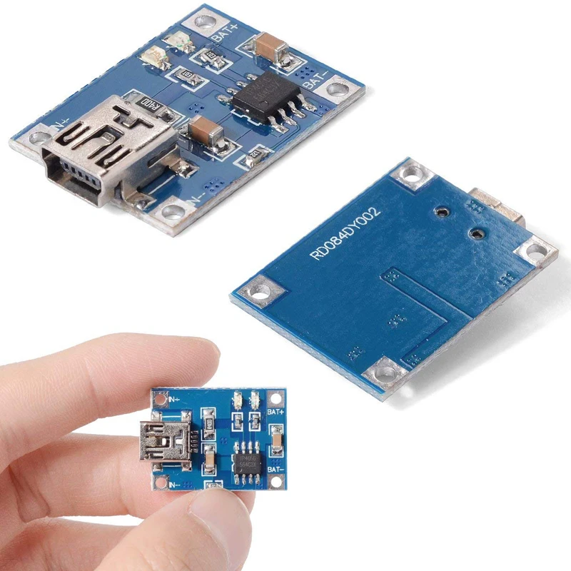 TP4056 5 V/1A Lipo MICRO Mini USB плата для зарядки аккумулятора 18650 зарядное устройство Модуль