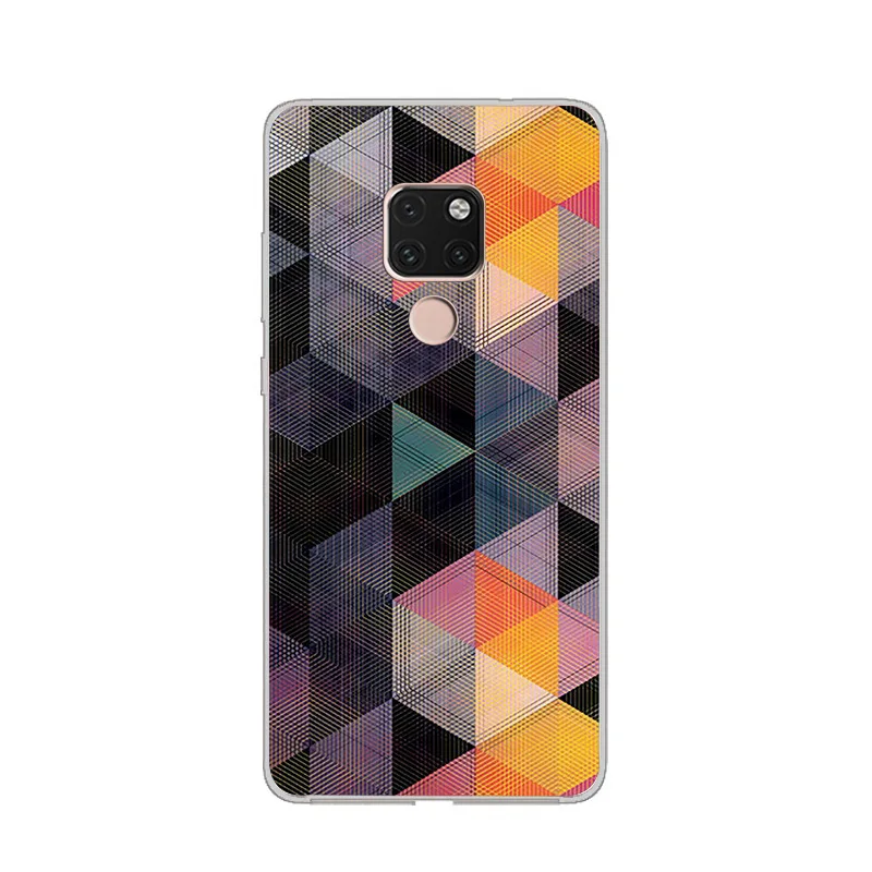 Ciciber чехол для Huawei Mate 20 Pro Lite X Coque 10 9 телефона мягкий ТПУ акварельный клетчатый Fundas