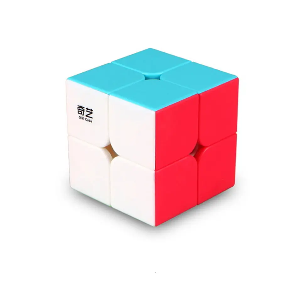 Qiyi 2x2 кубик рубика Qidi S 2x2x2 волшебный куб для начинающих Stickerless 2 слоя скоростной