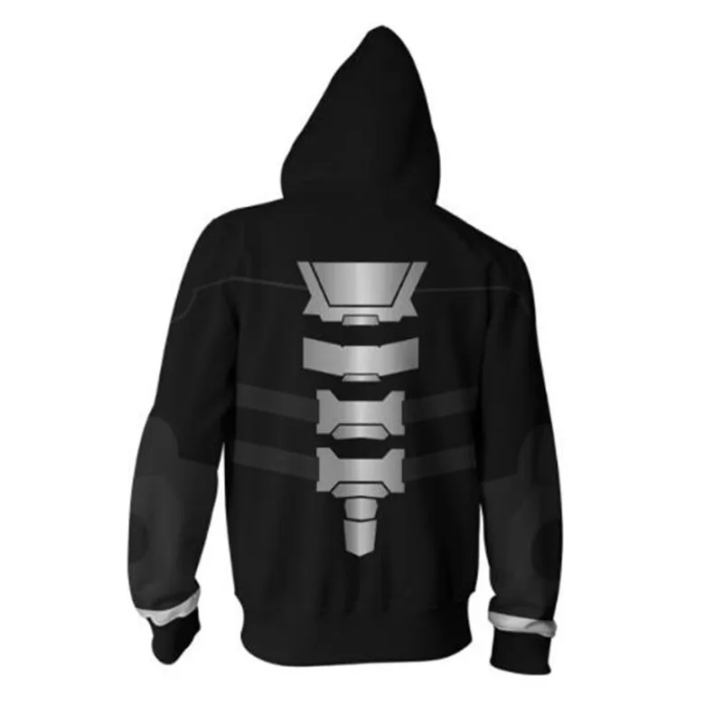 Overwatch Reaper, костюм для косплея, толстовка на молнии, Мужской и Женский Повседневный спортивный свитер, новинка