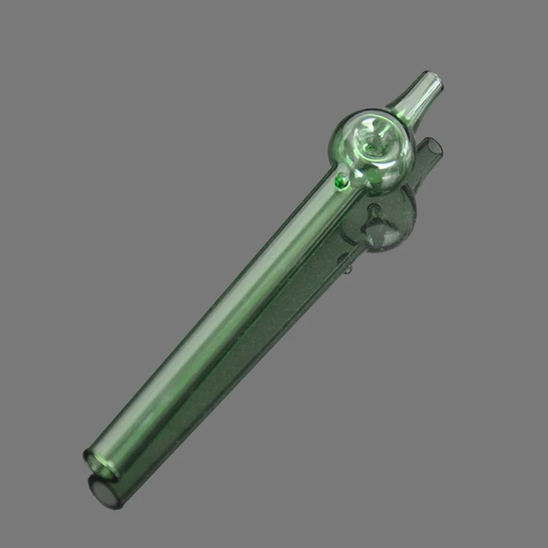 150mm Portable Glass Pipes Mini Smoking Pipe Straight Herb Tobacco Smoking Tube Tobacco Accessories Smoking Tools