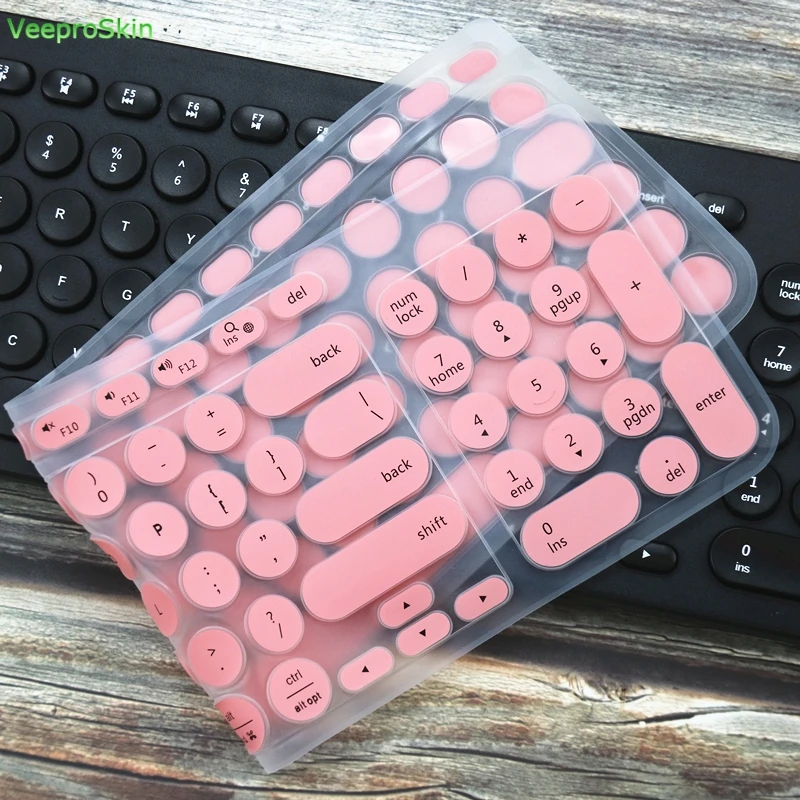 Для logitech K780 многофункциональная беспроводная клавиатура силиконовая клавиатура для ноутбука Защита кожи