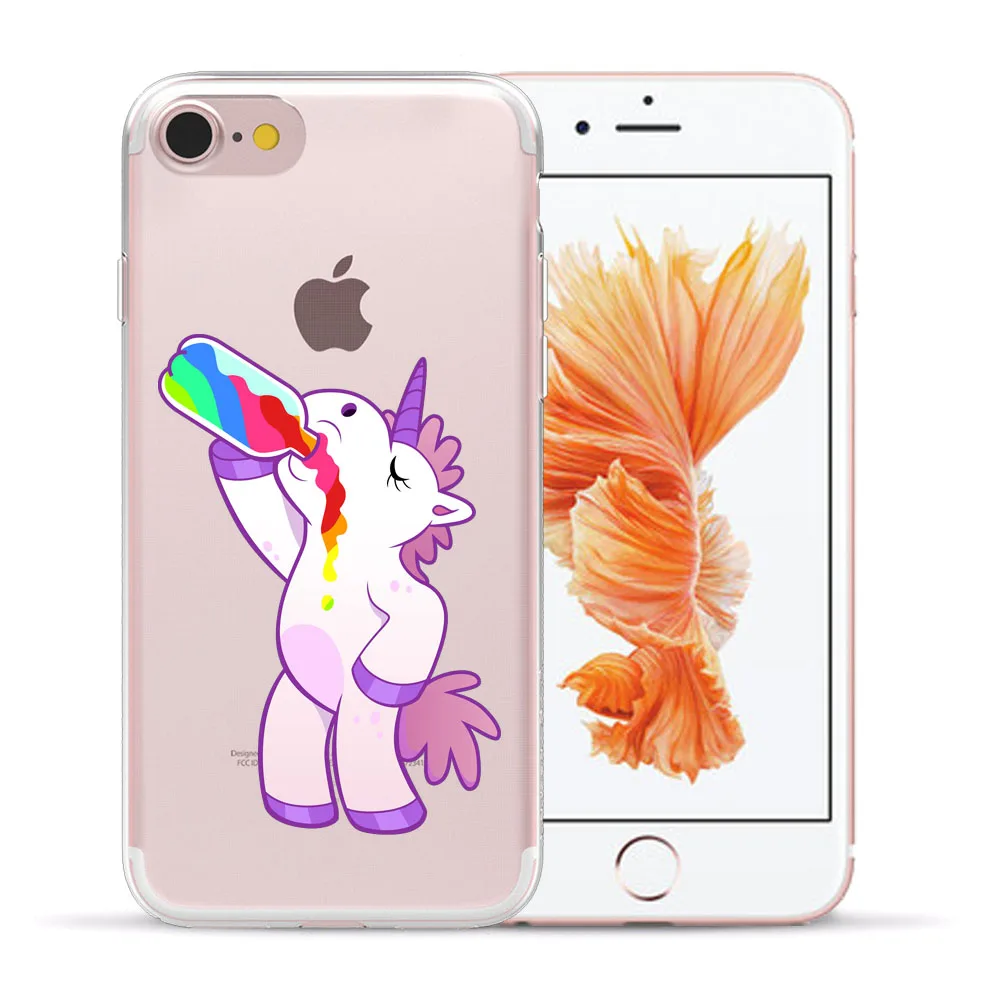 Мягкий чехол из ТПУ I'm Unicorn As You Wish для iPhone 5 5S SE 6 6S 7 8 Plus XR X 11 Pro XS Max крутая