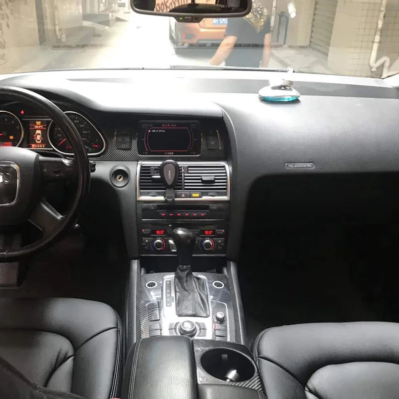 SUNFADA 3D 4D 5D углеродное волокно виниловые внутренние наклейки для AUDI Q7 4L 2006 2015