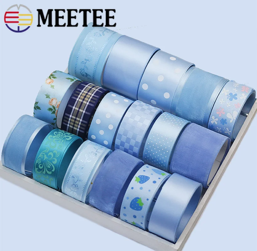 Набор ленты Meetee (каждый = 91 см) ручной работы смешанные атласные аксессуар для