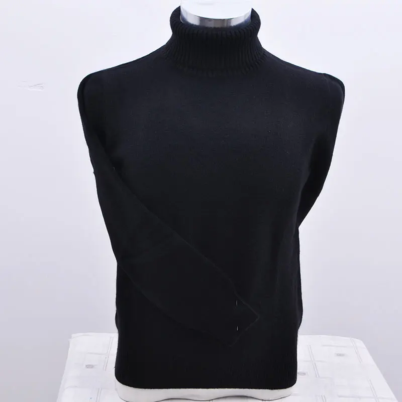100% козья шерсть кашемир утолщаются вязать мужчин осень зима пуловер свитер