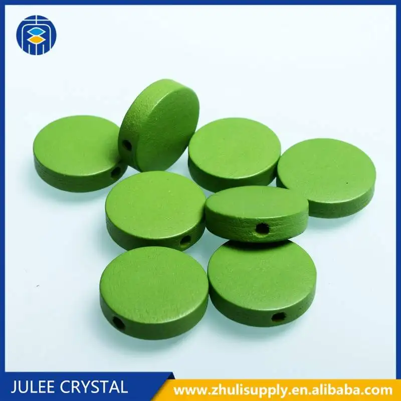 WR-017 JuleeCrystal бусины 15 мм круглые яркие деревянные бусины детская ручная головоломка Круглые бусины для детей игрушки ювелирные изделия DIY - Цвет: WR-017