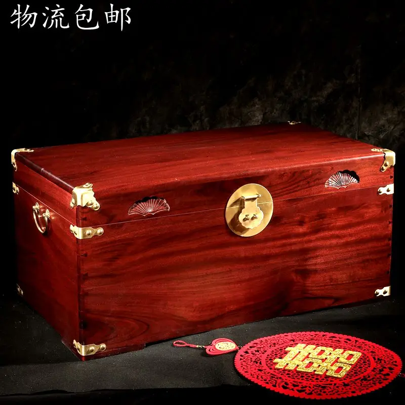 Camphor wood box solid wedding antique camphor carved flowers dowry boxes marriage storage jewe | Обустройство дома