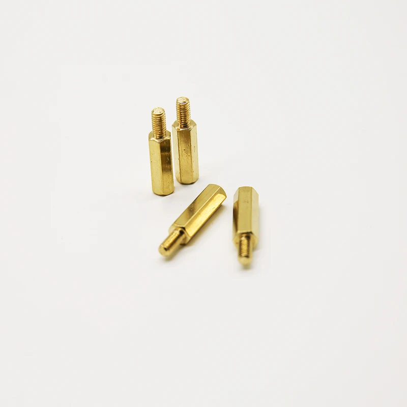200 шт./компл. M2 * L + 3 M2.5/M3 6 гайка интервальный винт из латуни с резьбой столб