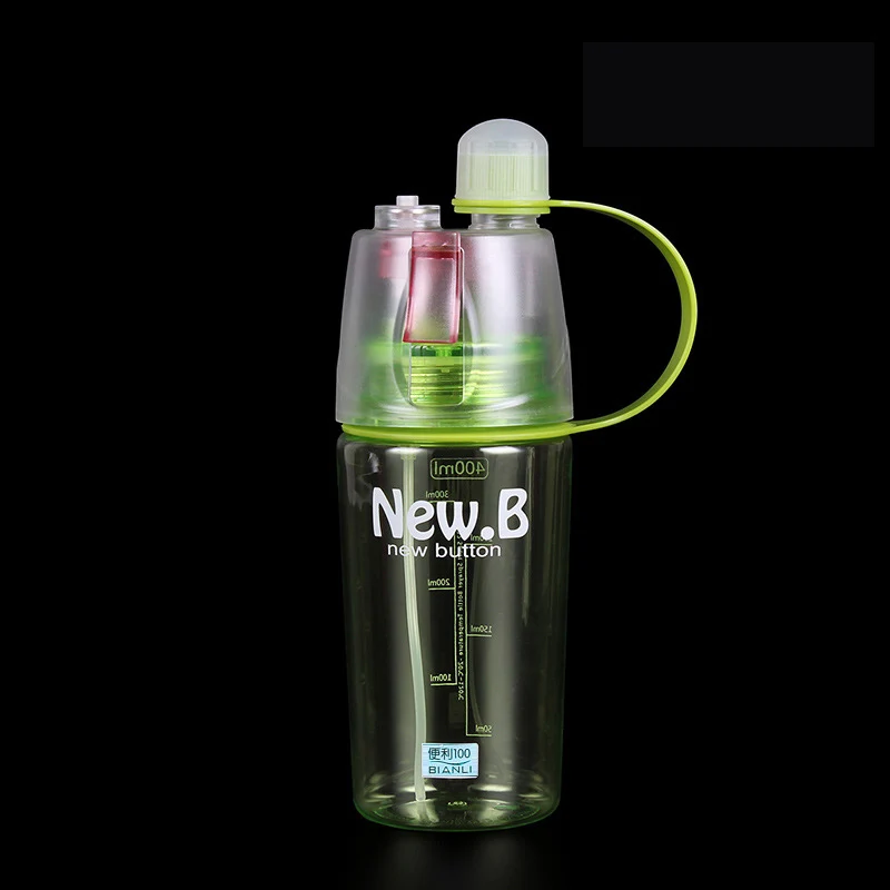 2019 New Arrival Plastic Water Bottle with Nozzle for Tour Outdoor 400ML 600ML My Bottles Drinkware Blue Pink Green Hot Selling | Дом и сад