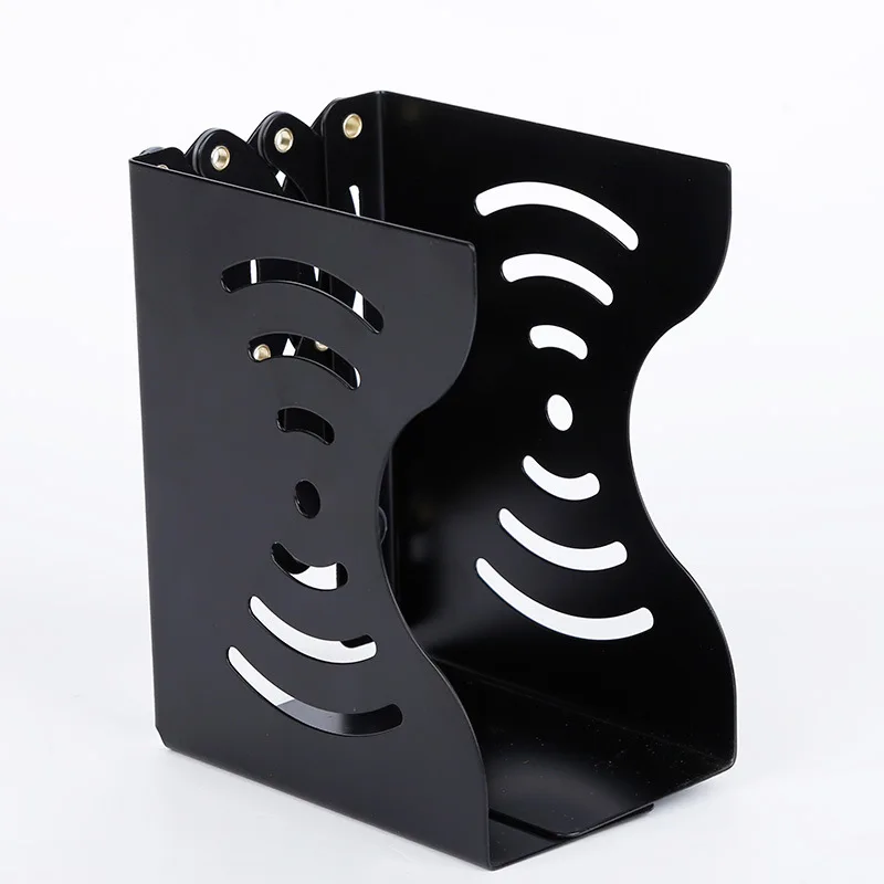 Новая Выдвижная Подставка для книг с металлическим выдолбленным книжным концом