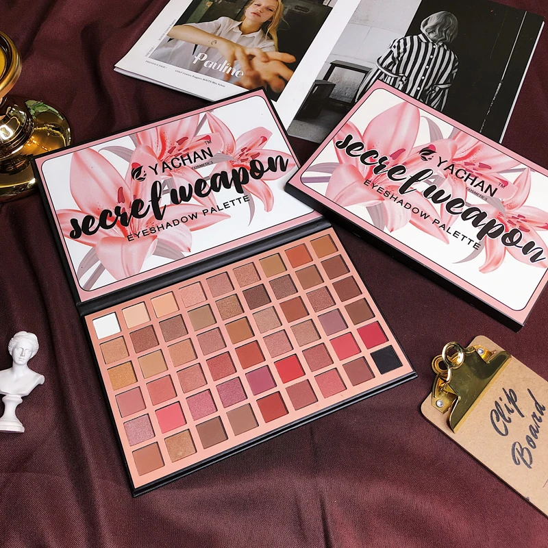 54 Цвета Dreamy Eyeshadow Pallete Shimmer МАТОВЫЕ блестящие тени для век Палитра для пигментов макияж тени для век Палитра Косметика