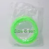 Glowing Green Aokin 10 метров PLA 1,75 мм нити печатные материалы пластик для 3d принтера Ручка нити заправки 3D печать волоконная нить - Цвет: Glowing Green