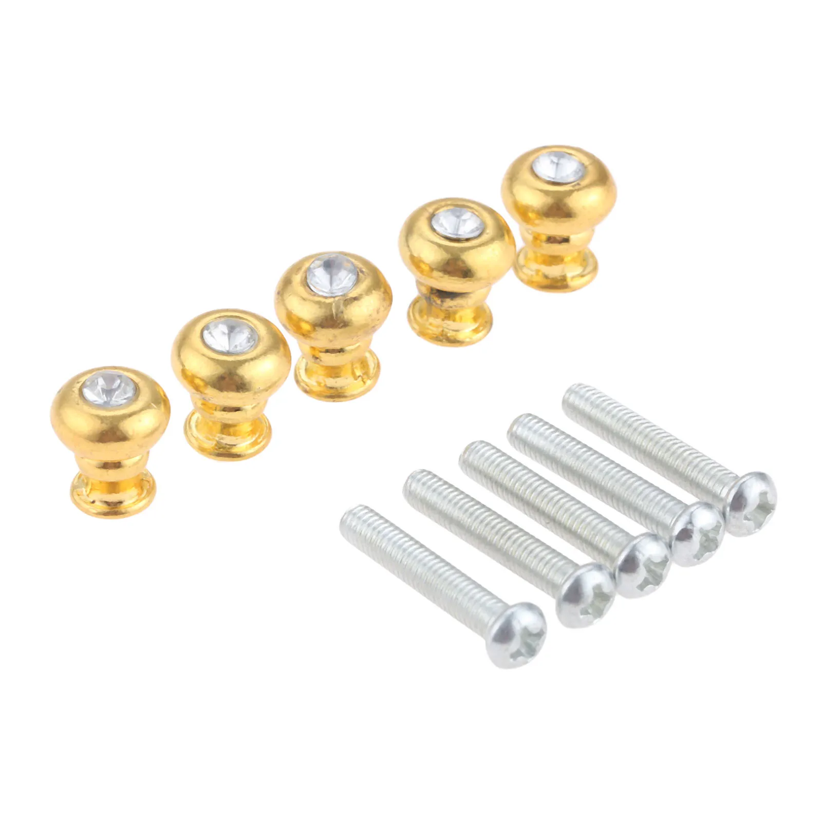 DRELD 5 шт. шкаф мебельные ручки с Стразы ящик выдвижной шкафа комод деревянный