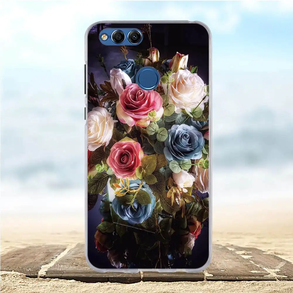 Чехол для Huawei Honor 7X милый чехол с 3D рисунком 7x мягкий силиконовый L21 L22 L24 AL10 чехлы