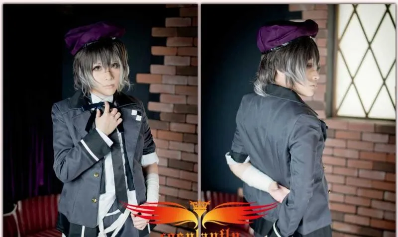 Diabolik Lovers Mukami Azusa, маскарадный костюм, костюм для мужчин, взрослых, мужская униформа, шляпа, наряд, одежда на Хэллоуин, Рождество