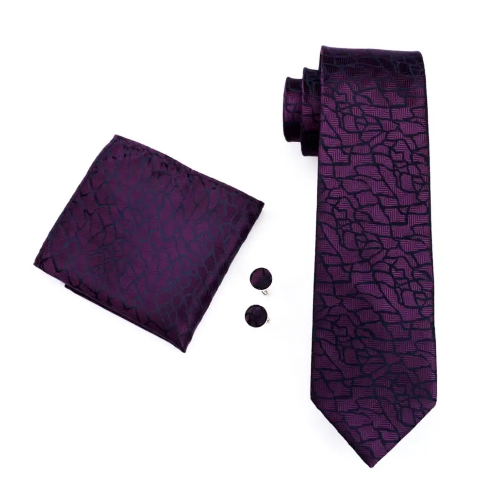 Мужской комплект из галстука и запонок с жаккардовым галстуком|neck tie|ties for menmen