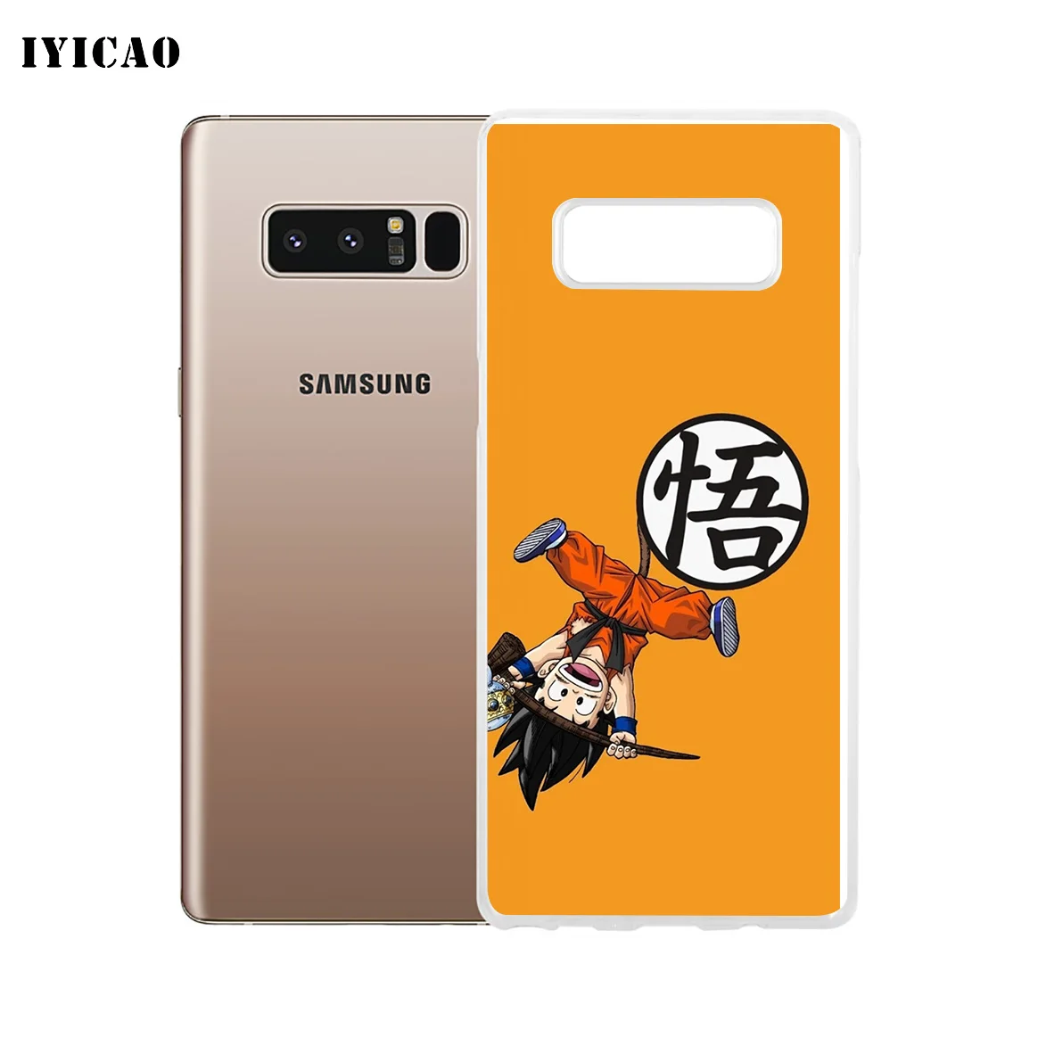 IYICAO kid Goku Dragon ball Мягкий силиконовый чехол для телефона Samsung A5 A6 Plus A7 A8 A9 J3 J5 J7 Note 8 9 TPU