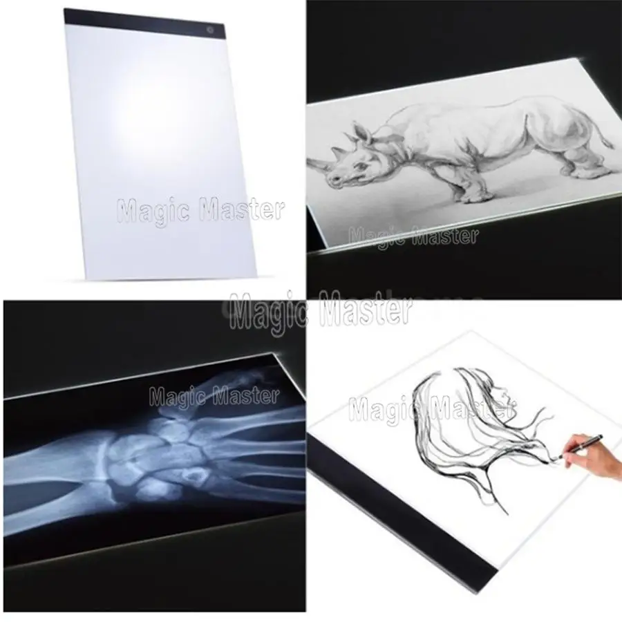 С регулируемой яркостью A4 планшет со светодиодной подсветкой, свет борад, lightpad, планшетный ПК, инструменты, алмазная вышивка, аксессуары для ванной комнаты, алмазов картина a5 светодиодный световой короб