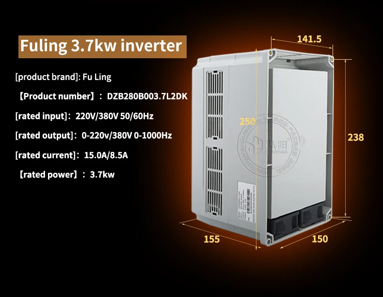 1,5/2,2/3,7/5,5/7.5KW инвентор Fuling inventer гравировальный станок общего высокоскоростной шпиндель инвертор двигателя