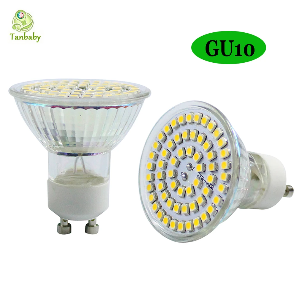 E27 GU10 MR16 точечный Led 60 SMD 3528 стеклянный корпус прожектор AC220V DC12V белый теплый