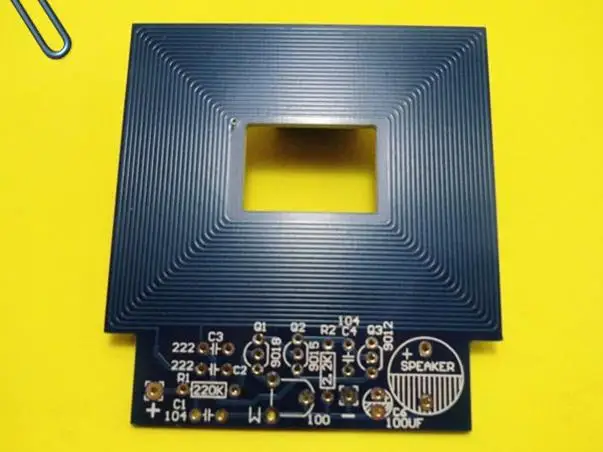 Бесплатная доставка! Металлоискатель DIY Kit простой портативный металлоискатель