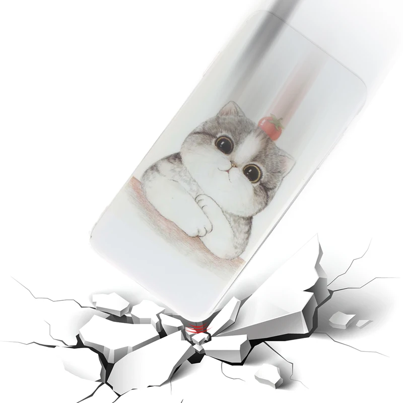 Милый IMD устойчивый к царапинам мобильный телефон мягкий силиконовый чехол из