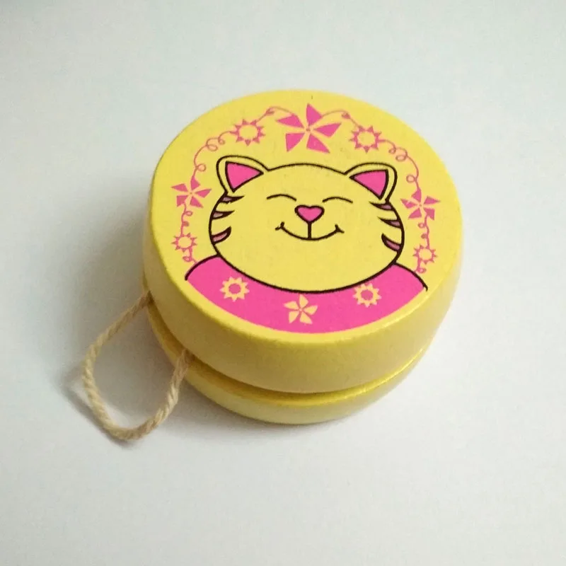 Yoyo деревянный YO-YO мяч классические деревянные игрушки йойо Креативный дизайн индивидуального строительства личностные игрушки для детей подарок B0907