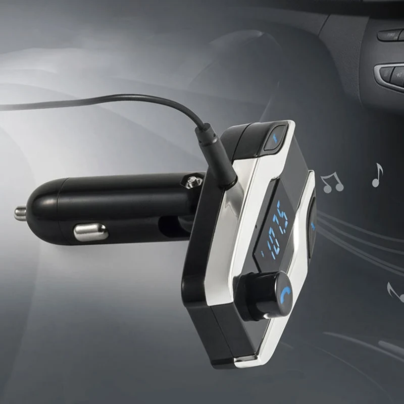 Автомобильный комплект с Bluetooth беспроводной fm-передатчик Радио адаптер