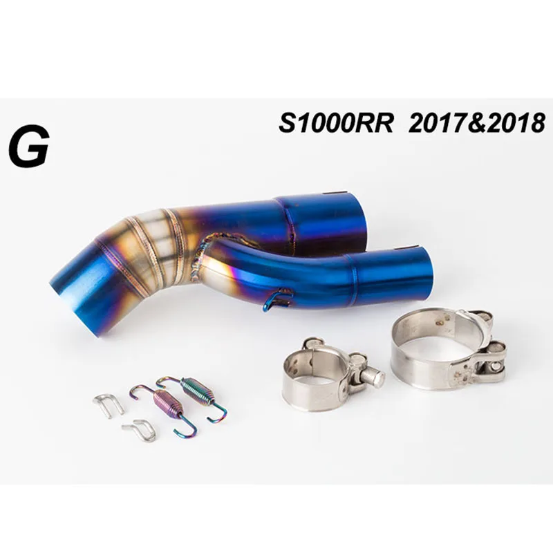 Выхлопной глушитель для мотоцикла S1000RR 2017 2018 слипоны средние звенья трубы