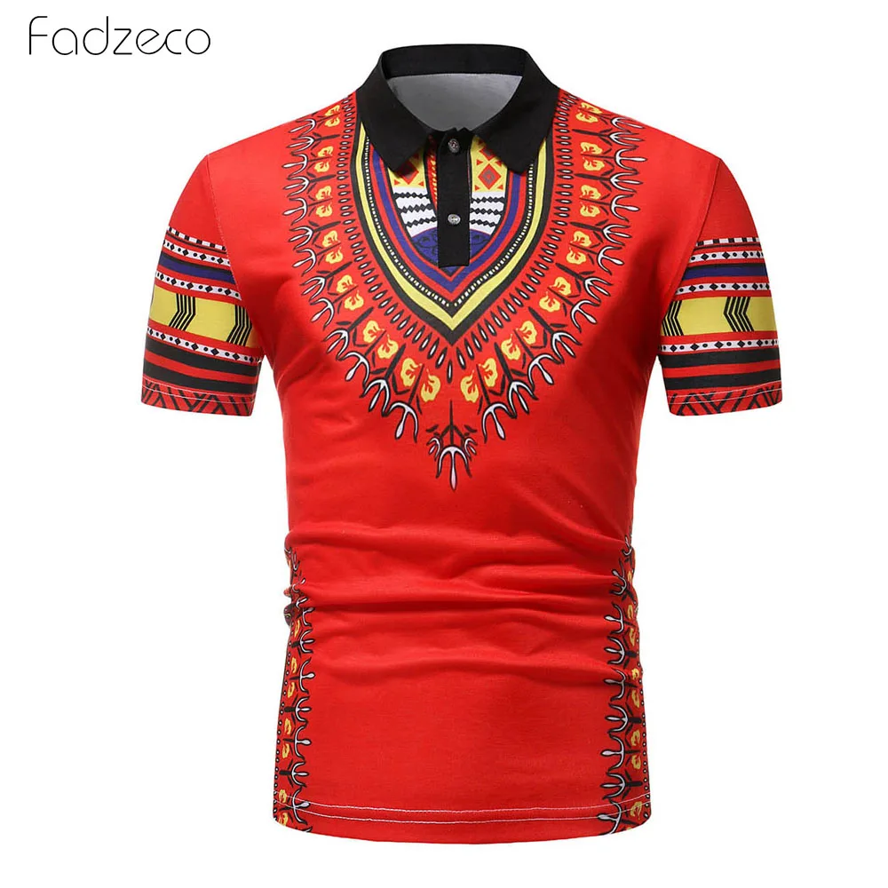 Мужская футболка поло с короткими рукавами Fadzeco модная повседневная рубашка в