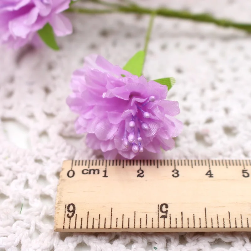 12 шт./лот искусственный букет цветов маргариток из шелка для свадебного