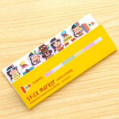 Kawaii Япония/торта, «кошка», «Собака» маркер Закладка Memo pad Флаги вкладка индекса бумаги для заметок на клейкой основе этикетка Бумага блок стикеров канцелярских принадлежностей - Цвет: L