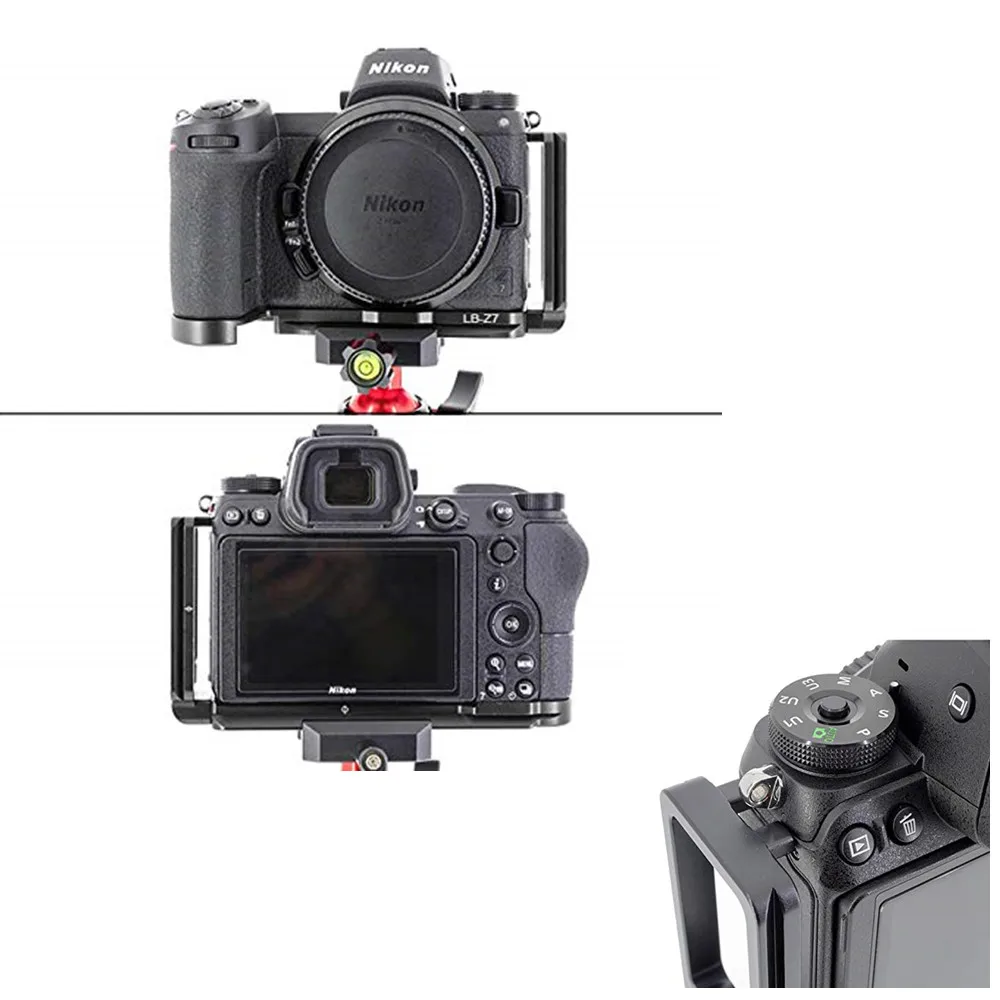Быстросъемный L образный кронштейн для цифровой камеры Nikon Z5 Z6 Z7 II Z6II Z7II головки