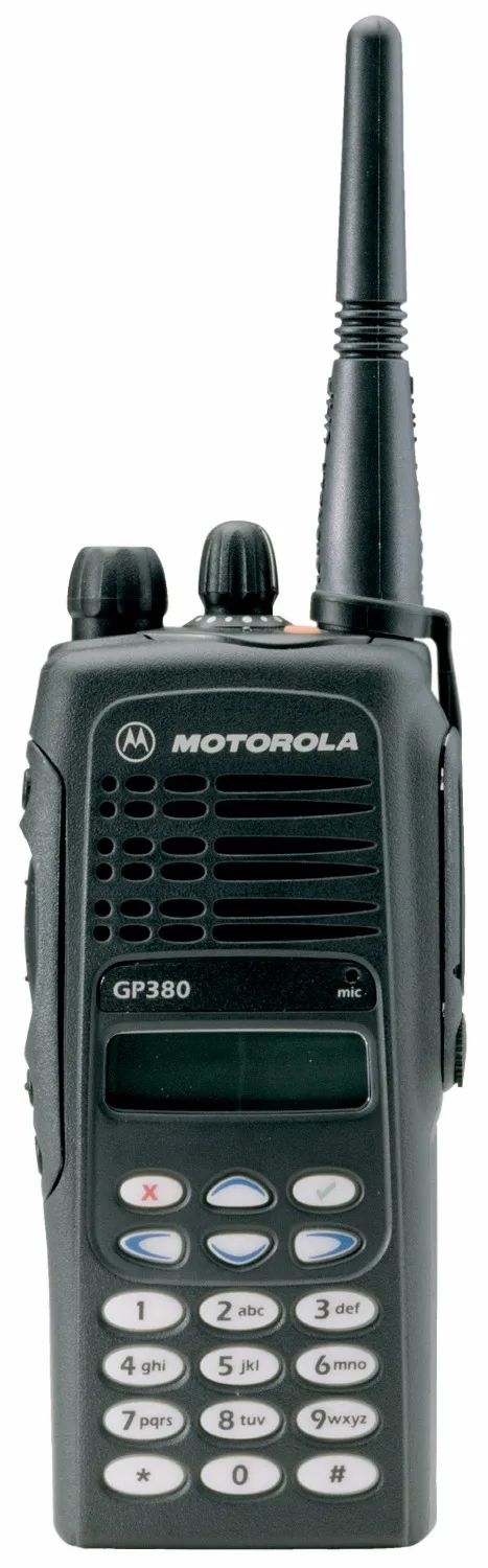 Портативный переговорный 7 5 V Motorola GP380 UHF/VHF клавиатура и дисплей освещение