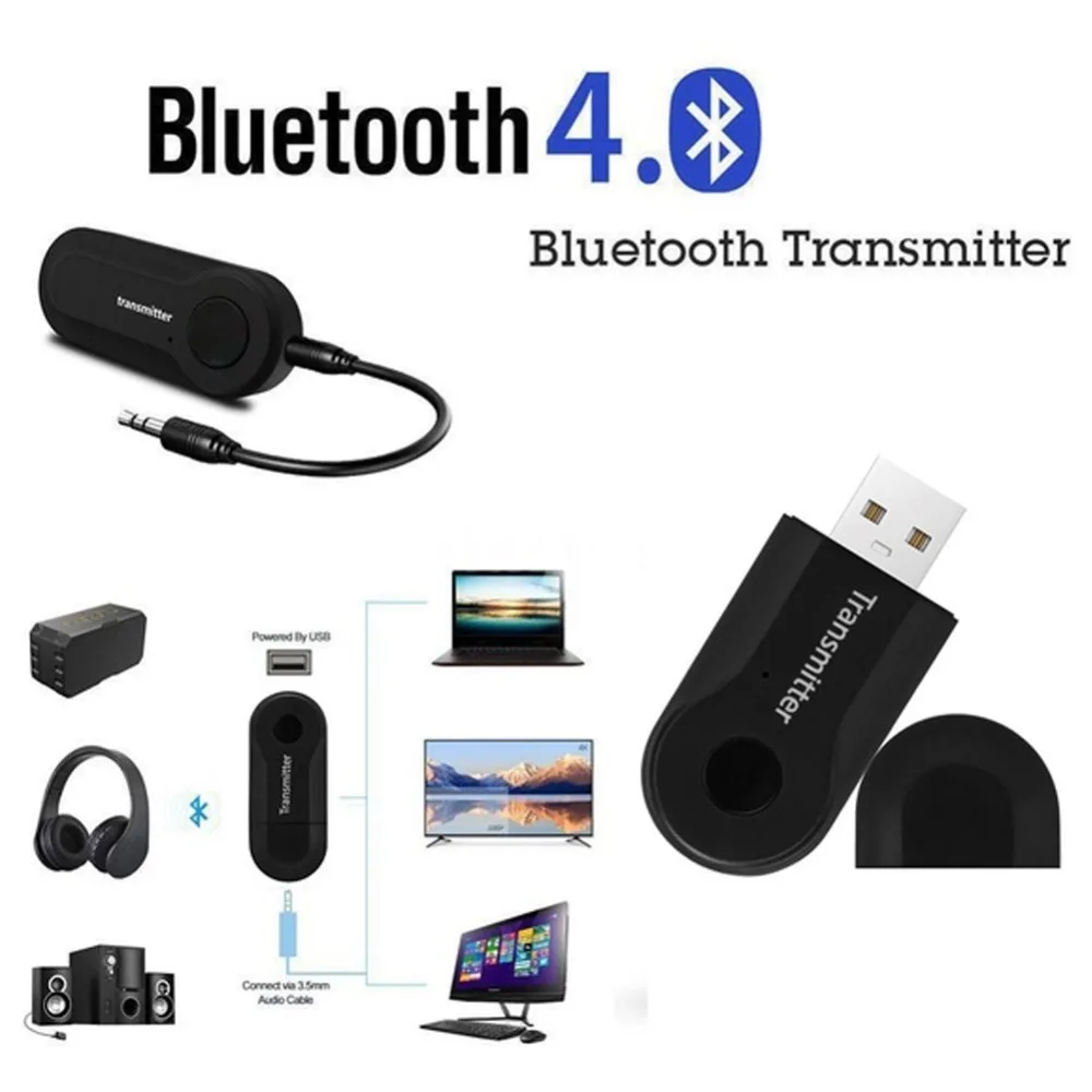 Buyincoins беспроводной bluetooth передатчик стерео аудио музыкальный адаптер для ТВ