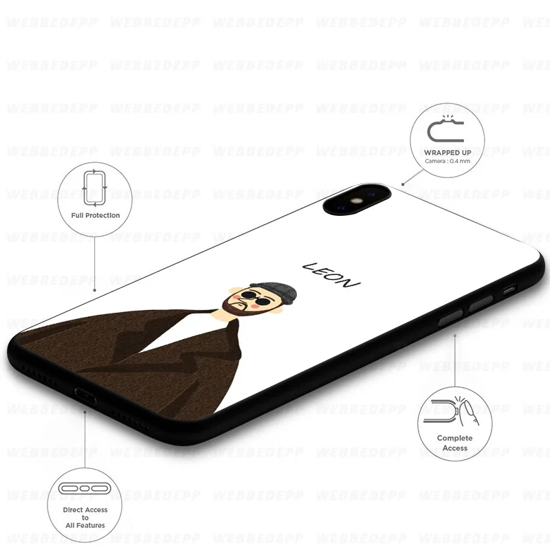 Мягкий чехол Leon Matilda Natalie Portman для Samsung Galaxy S10 S10e S9 S8 Plus S7 S6 Edge &amp J6 2018 Note 10 9 8 |