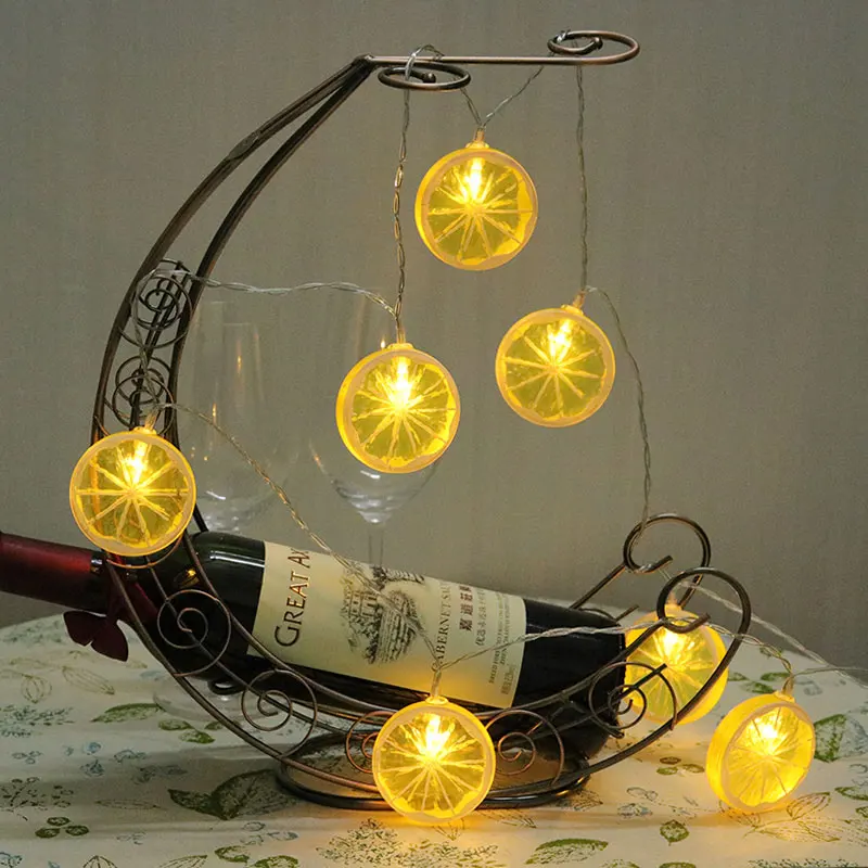 

2020 светодиодная гирлянда в виде ломтика лимона, светильник ственская гирлянда для сада, праздника, подвесная гирлянда, украшение для свадьб...