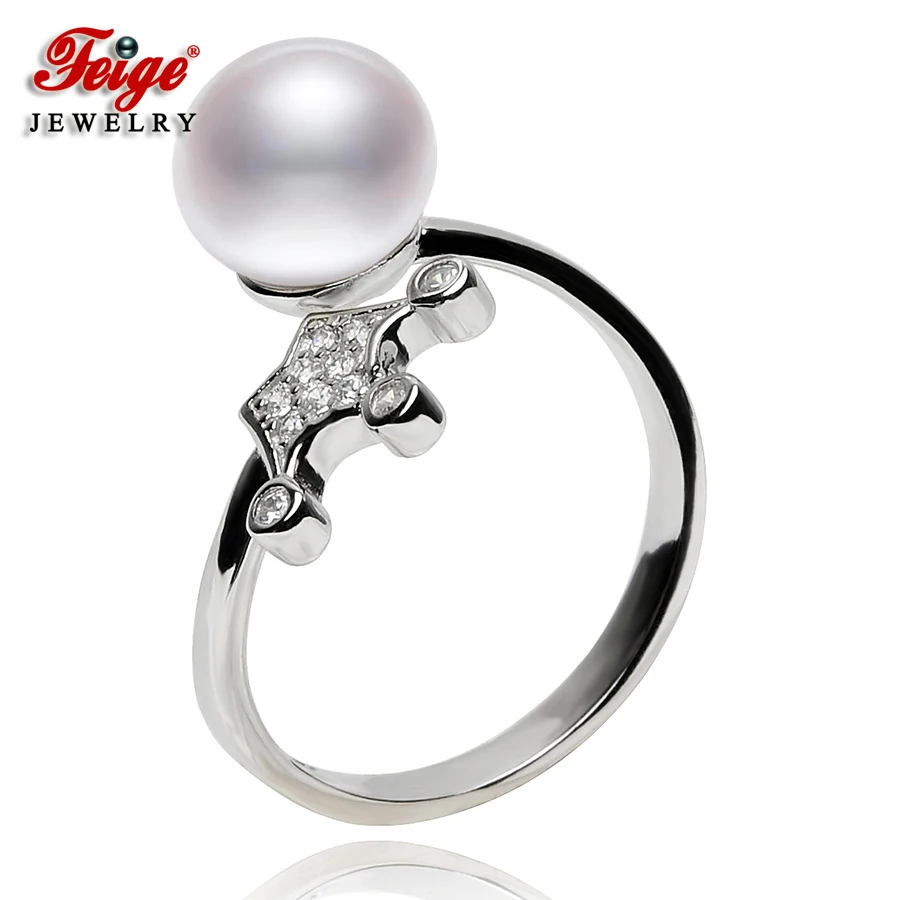 Женское кольцо с искусственным жемчугом 8 9 мм|ring for|rings for womenfine jewelry |