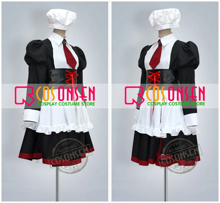 Костюм для косплея ONSEN Umineko no Naku Koro ni shison костюм с шляпой любого размера